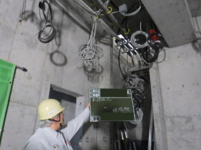 3 内装工事 配線作業